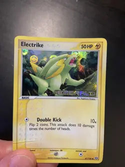 2005 Pokemon, EX Emerald, #47/106 Electrike, Holo Common LP - Image 2