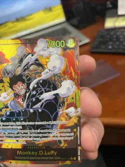 One Piece Monkey.D.Luffy Alt Art OP10-118 SEC Rare English Royal Damaged Corner - Image 5