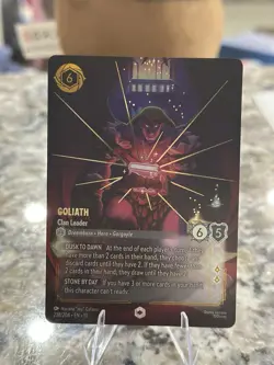Disney Lorcana Goliath - Clan Leader (Enchanted) 238/204 - Whispers in the Well - Image 1