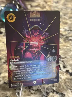 Disney Lorcana Goliath - Clan Leader (Enchanted) 238/204 - Whispers in the Well - Image 2