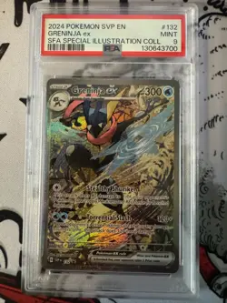 Greninja ex SVP en 132 - Graded Black Star Promo Pokemon TCG - PSA 9 Mint - Image 1