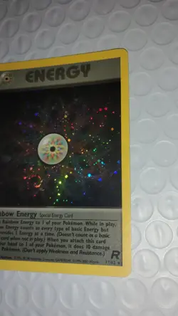 Pokemon TCG Rainbow Energy 17/82 Team Rocket Holo Vintage WOTC 1999-2000 LP/MP - Image 3
