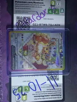 Pokemon Eevee EX Promo 174 Prismatic Evolutions Premium Collection NM Condition - Image 1