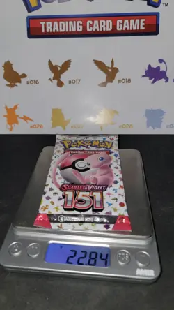 22.84g SEALED, In Hand, Eng Pokemon 151 MEW Booster Pack - HeavyU God PackU - Image 1