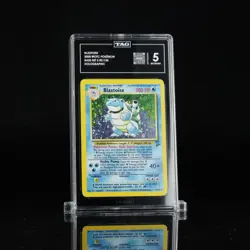 2000 Pokemon Base Set 2 Blastoise Holographic 2/130 Tag 5 Excellent POP 11 - Image 1