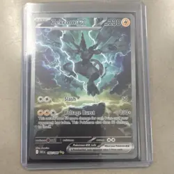 Pokemon Zekrom EX 230 HP Sv: Black Bolt 166/086 Special Illustration Rare Holo - Image 1