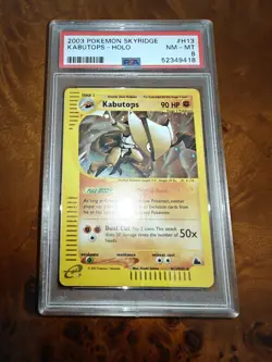 2003 Pokemon Skyridge Kabutops PSA 8 Holo Englisch H13 - Image 1
