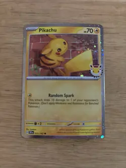 Pikachu Pokemon Day 2026 051/162 - 30th Anniversary Promo - Pokemon TCG - Image 1