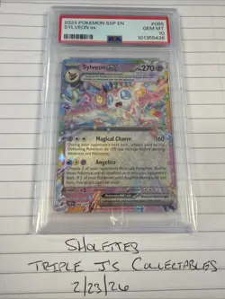 2024 Pokemon SSP EN Sylveon EX 86 PSA 10 - Image 1