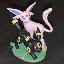 POKEMON Prismatic Evolutions Premium Figure Collection Espeon And Umbreon Figure - Image 1