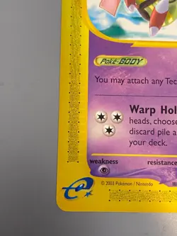 2003 Pokemon Xatu 35/144 Skyridge Regular NEVER PLAYED Vintage WOTC - Image 5