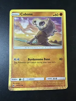 Cubone 57/131 Common SM - Forbidden Light NM - HP Pokemon TCG - Image 1