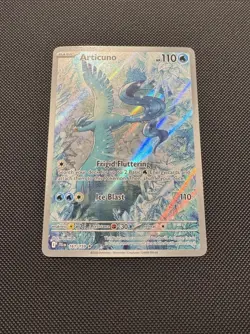 Pokemon TCG Articuno 161/159 Sv09: Journey Together Illustration Rare Near Mint - Image 2