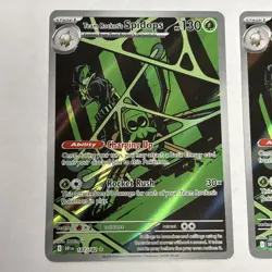 2025 POKEMON DESTINED RIVALS TEAM ROCKET'S SPIDOPS 187/182 ILLUSTRATION RARE - Image 3