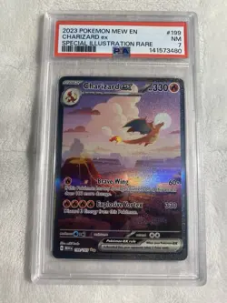2023 Pokemon: Scarlet & Violet 151 Charizard ex SIR Holo 199/165 Graded PSA 7 NM - Image 2