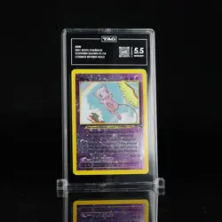2001 Pokemon Southern Islands MEW Reverse Holo Promo 1 / 18 TAG 5.5 Excellent - Image 1