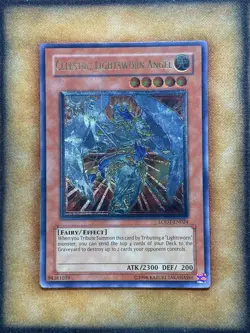 Yugioh Celestia, Lightsworn Angel LODT-EN024 Ultimate Rare Original Print VLP - Image 1