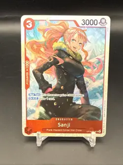 Sanji OP10-005 Royal Blood One Piece English TCG Super Rare SR - Image 1