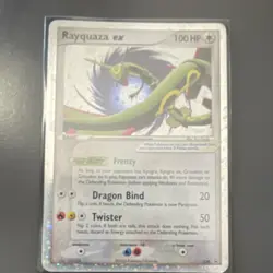 Rayquaza ex EX Dragon Frontiers Holo Rare 100 HP Nintendo Pokemon Card - Image 1