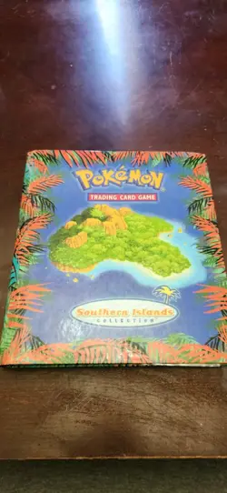 Pokemon Southern Islands Collection Binder with Cards - Image 1