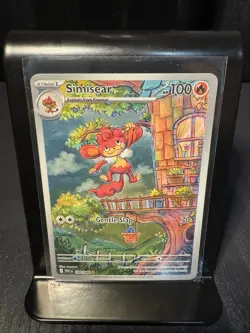 Simisear English Holo White Flare Pokemon TCG Illustration Card 100/086 - Image 1