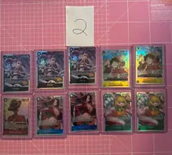 One Piece mixed lot of 10 super rare (SR) - READ DESCRIPTION FOR CARD LIST - 2 - Image 1
