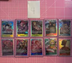 One Piece mixed lot of 10 super rare (SR) - READ DESCRIPTION FOR CARD LIST - 4 - Image 1