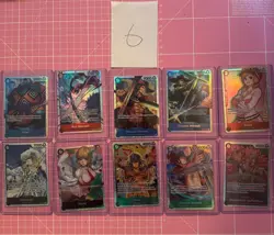 One Piece mixed lot of 10 super rare (SR) - READ DESCRIPTION FOR CARD LIST - 6 - Image 1