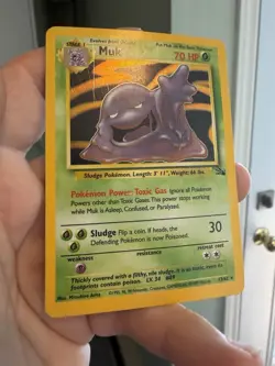Muk - 13/62 - Pokemon TCG Fossil Unlimited Holo Rare Card WOTC DMG - Image 3