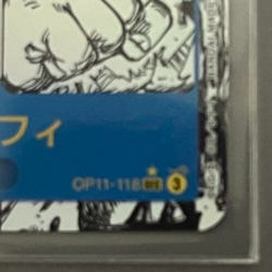 Luffy OP11-118 SEC A manga comic Gear4 Super Parallel One Piece Card Japanese - Image 3