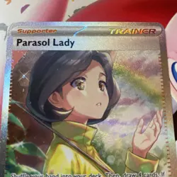 Pokemon TCG: Parasol Lady Paradox Rift Special Illustration Card 255/182 - Image 3