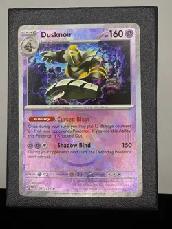 Dusknoir PRE 037/131 Prismatic Evolutions Poke Ball Rare Holo Card Pokemon NM - Image 1