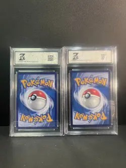 Pokemon CHN 2pcs CHINESE PIKACHU Quaxly AR cards CBB1C Grade 10 - Image 2