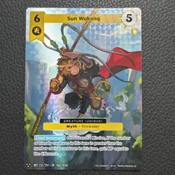 Sun Wukong Alt Art Metazoo 2025 Base Set MZ1 232/214 Alternate Art 3 Star Card - Image 1