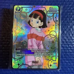 1st Anniversary Promo Alternate Art Dragon Ball Card Fusion World. Videl FS02-10 - Image 1