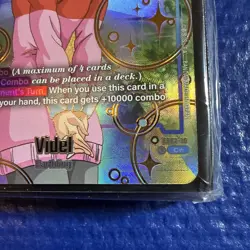 1st Anniversary Promo Alternate Art Dragon Ball Card Fusion World. Videl FS02-10 - Image 4