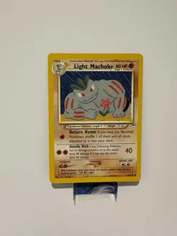 LP+ Light Machoke Pokemon Card | Vintage Uncommon | 2002 Neo Destiny 49/105 - Image 1