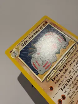 LP+ Light Machoke Pokemon Card | Vintage Uncommon | 2002 Neo Destiny 49/105 - Image 3
