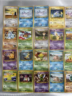 Vintage Japanese Pokemon 83 Card Lot Commons, Uncommons NM LP MP - Image 1