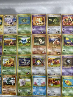 Vintage Japanese Pokemon 83 Card Lot Commons, Uncommons NM LP MP - Image 2