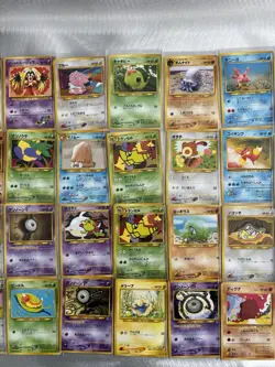 Vintage Japanese Pokemon 83 Card Lot Commons, Uncommons NM LP MP - Image 3