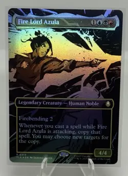 Fire Lord Azula (0313) (Borderless) -Foil Near Mint MTG - Image 1