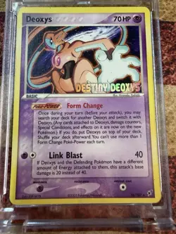 Pokemon Deoxys 2005 Destiny Deoxys Foil Stamped Card 16/107 Played - Image 1