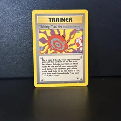 Pokemon TCG Trainer Tickling Machine Unlimited Gym Heroes 119/132 Uncommon Card - Image 1