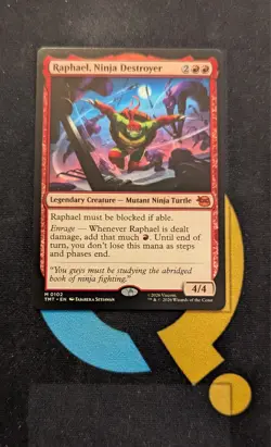 Raphael. Ninja Destroyer Mythic TMT 102 Teenage Mutant Ninja Turtles MTG - Image 1