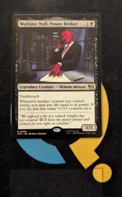 Madame Null, Power Broker Rare TMT 066 Teenage Mutant Ninja Turtles MTG - Image 1
