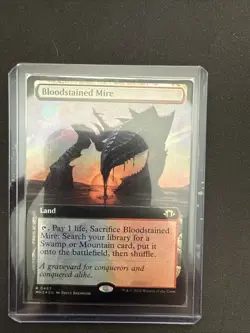Bloodstained Mire (Extended Art) Modern Horizons 3 Foil - Image 1