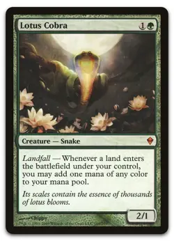 Lotus Cobra #168 (LP) Zendikar ZEN Magic MTG - Image 1