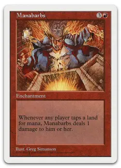Manabarbs (LP) Fifth Edition 5ED Magic MTG - Image 1