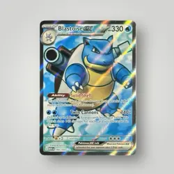 Blastoise ex Full Art Pokemon TCG SV: Scarlet & Violet 151 #184/165 NM - Image 1